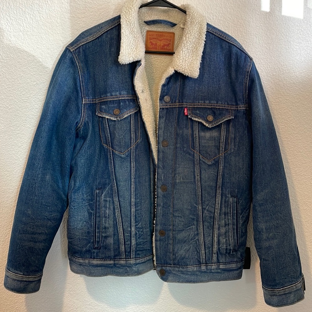 Men’s Levi’s classic lined jean jacket Large